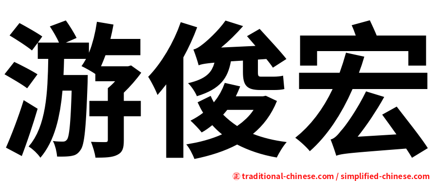 游俊宏