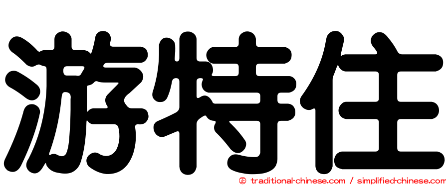 游特住