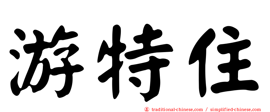 游特住