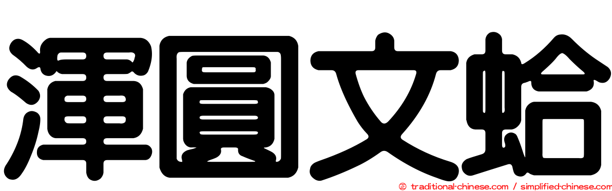 渾圓文蛤