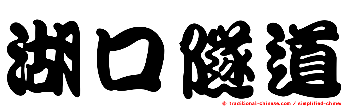 湖口隧道