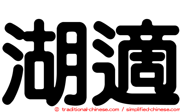 湖適