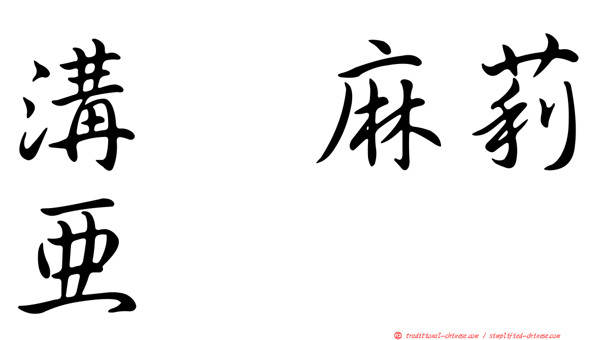 溝渕麻莉亞