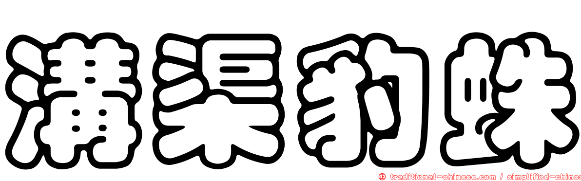 溝渠豹蛛