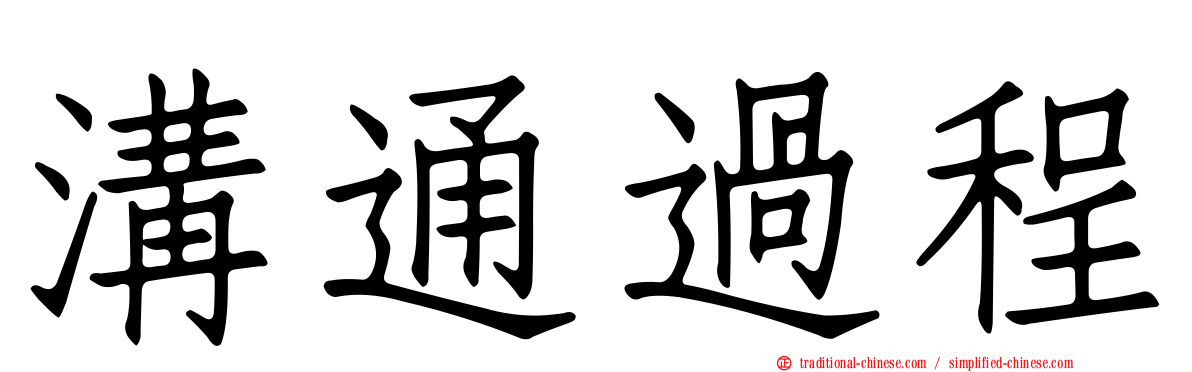溝通過程