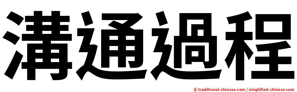 溝通過程