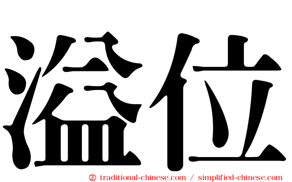 溢位