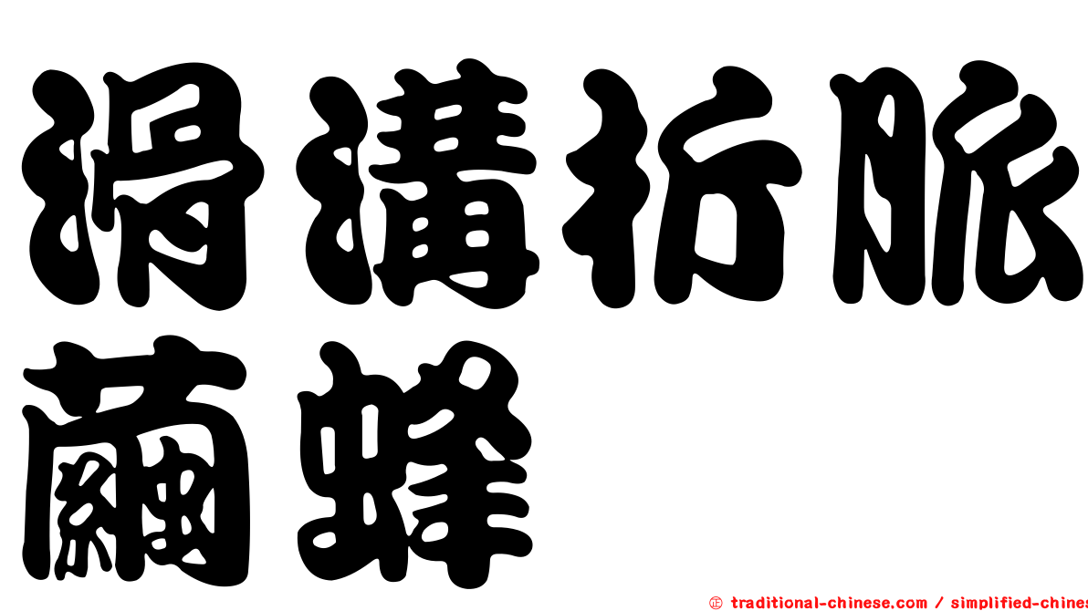 滑溝折脈繭蜂