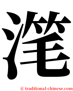 滗 serif font