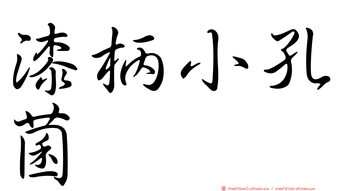 漆柄小孔菌
