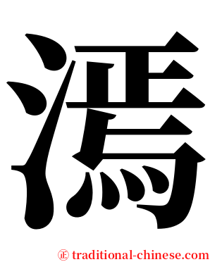 漹 serif font