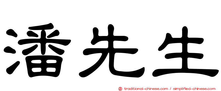 潘先生