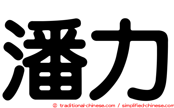 潘力