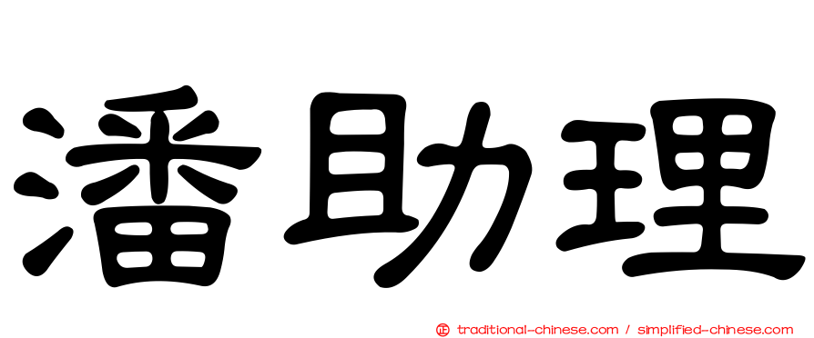 潘助理