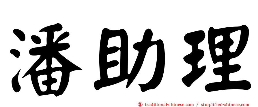 潘助理