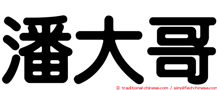 潘大哥