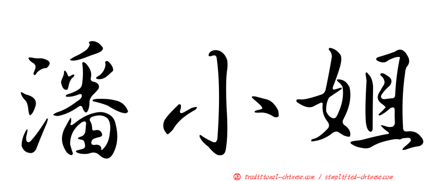 潘小姐