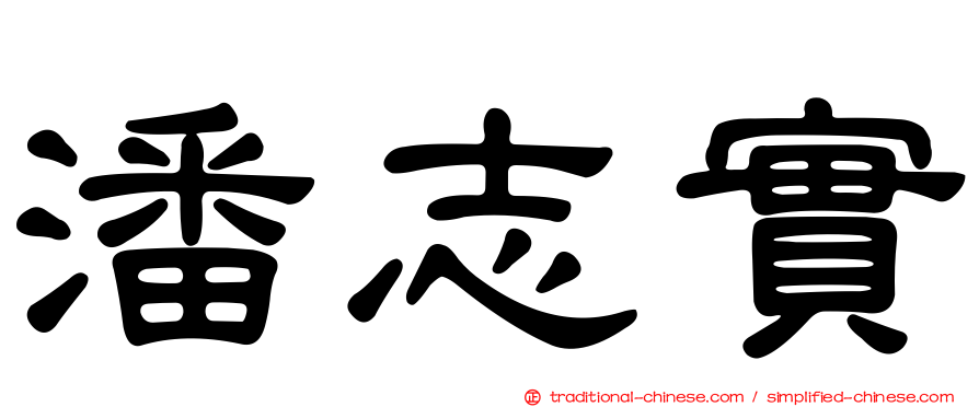 潘志實