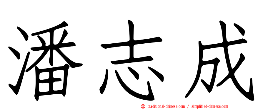 潘志成