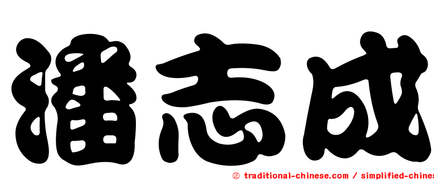 潘志成