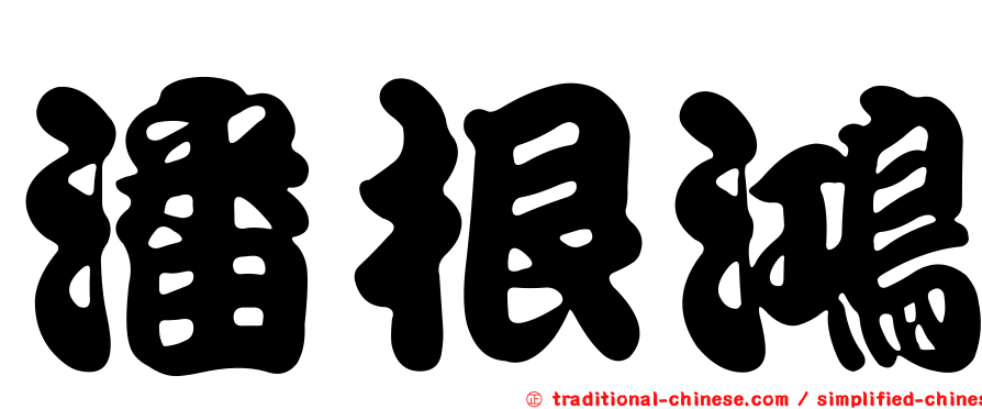 潘根鴻