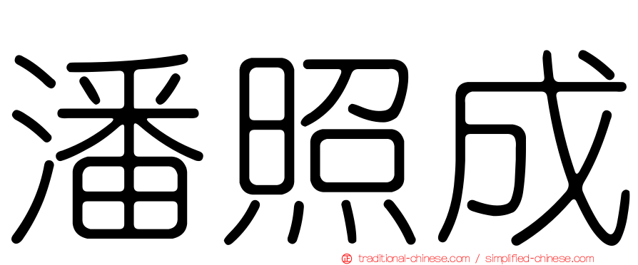潘照成