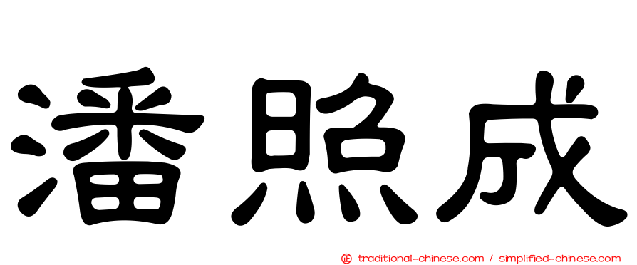 潘照成