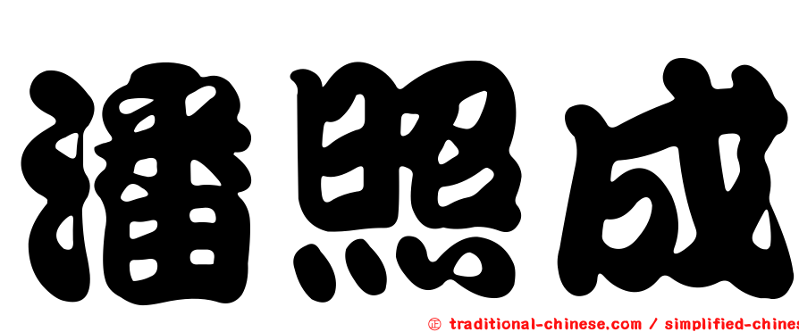 潘照成
