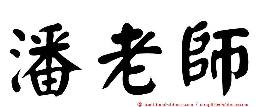 潘老師