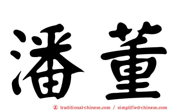 潘董