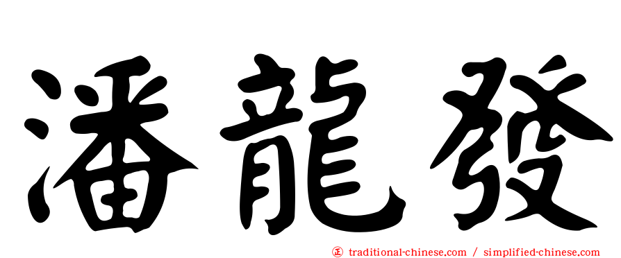 潘龍發