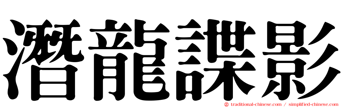 潛龍諜影