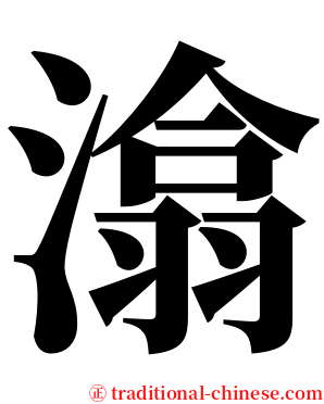 潝 serif font