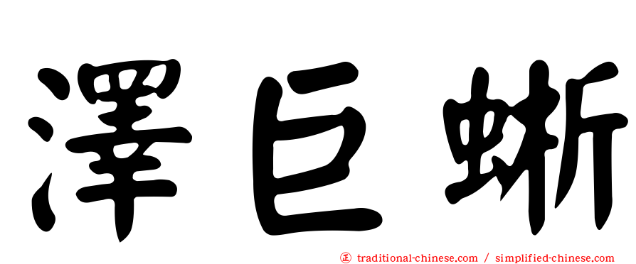 澤巨蜥