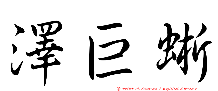 澤巨蜥