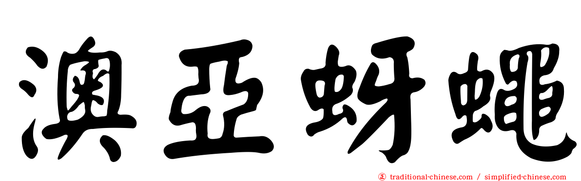 澳亞蚜蠅