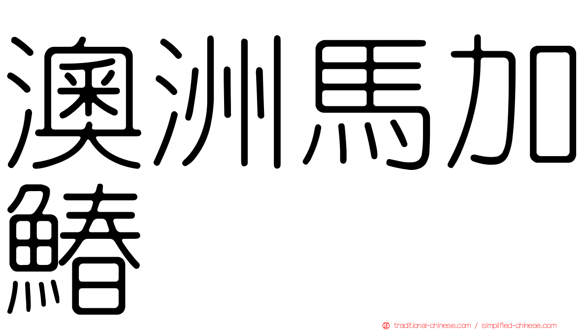 澳洲馬加鰆