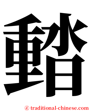 濌 serif font