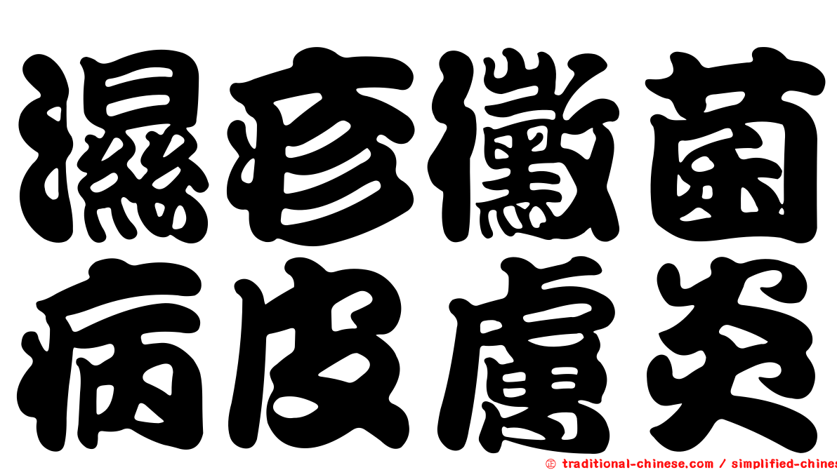濕疹黴菌病皮膚炎