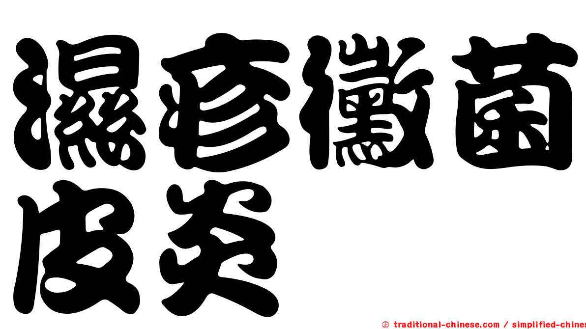 濕疹黴菌皮炎