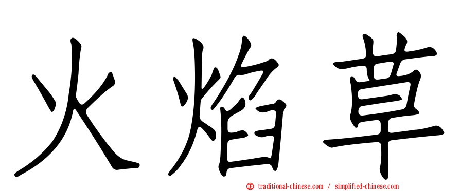 火焰草