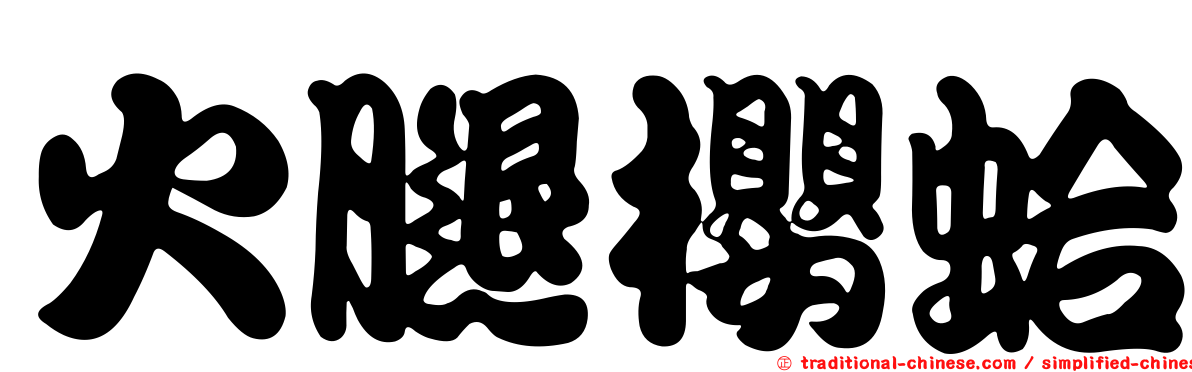 火腿櫻蛤