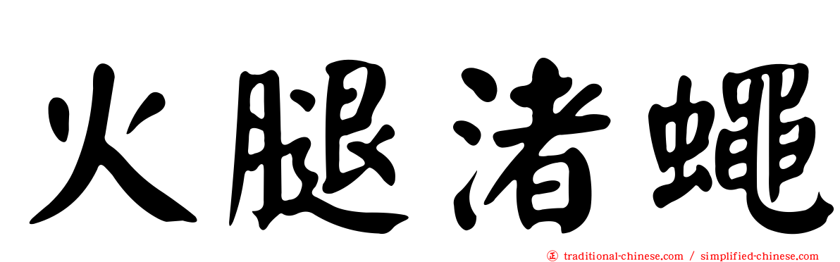 火腿渚蠅
