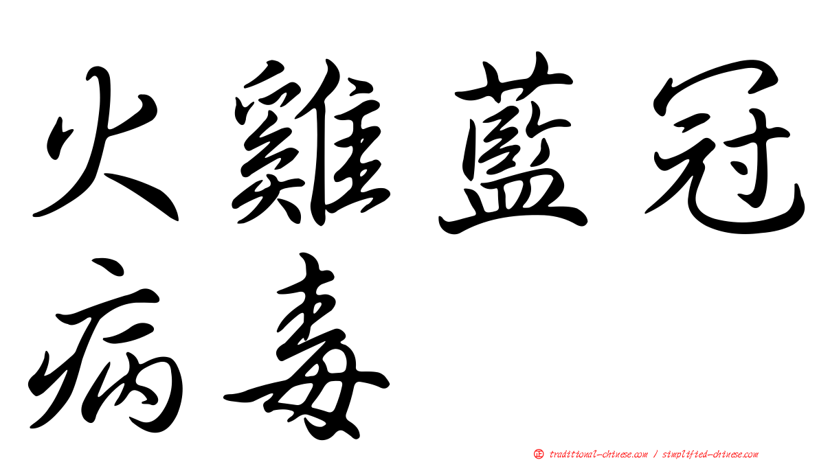 火雞藍冠病毒