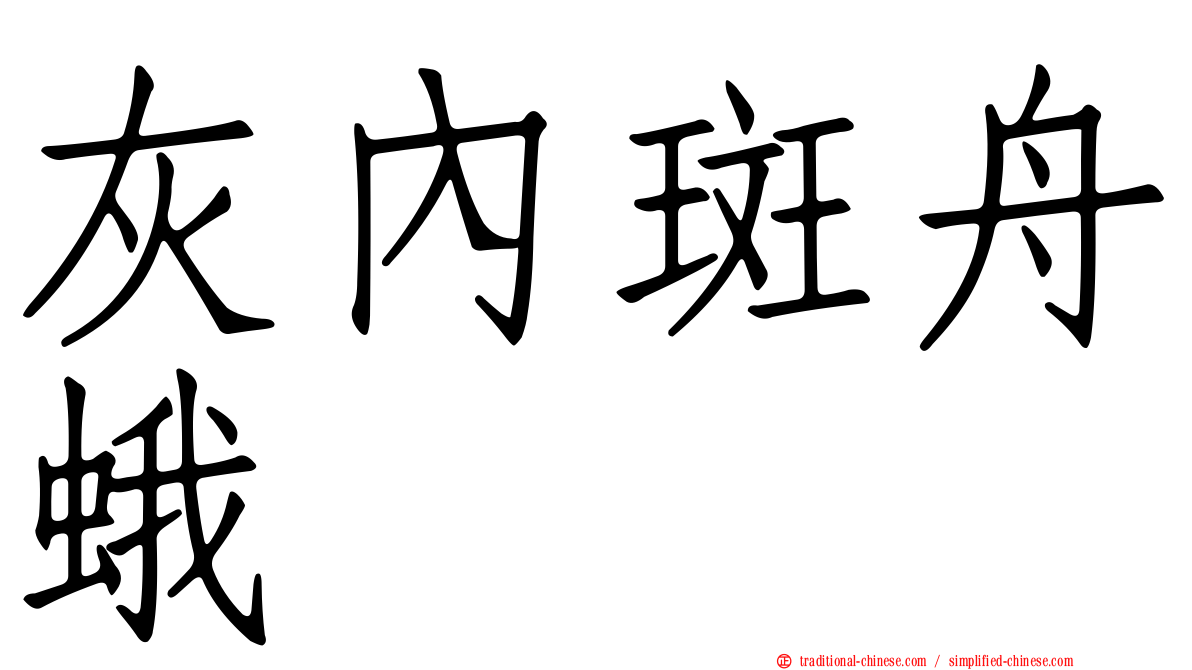 灰內斑舟蛾