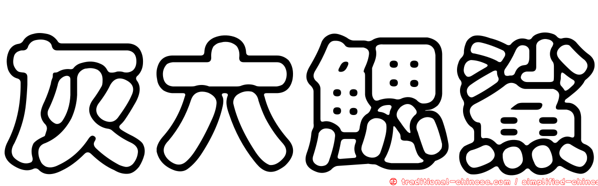 灰六鰓鯊