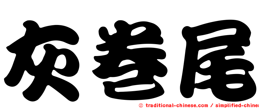灰卷尾
