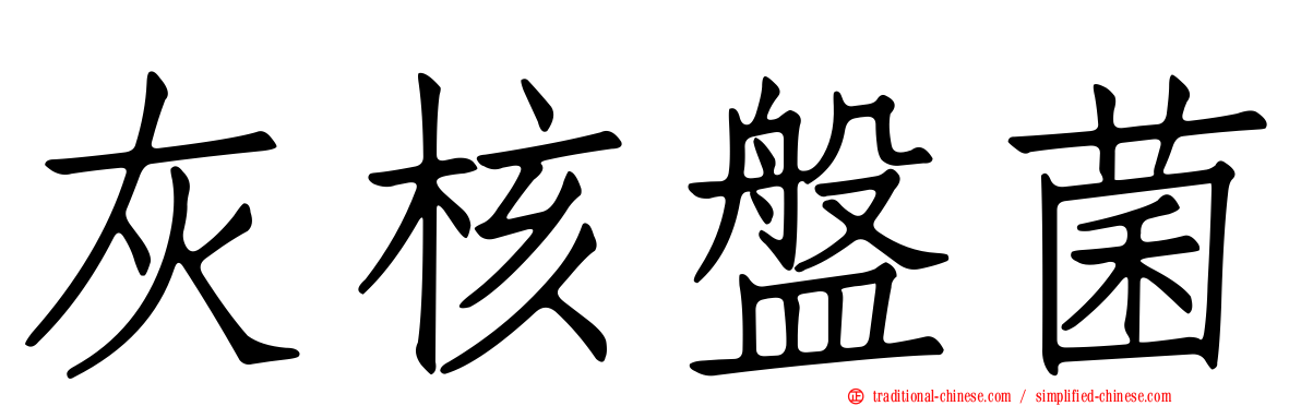 灰核盤菌