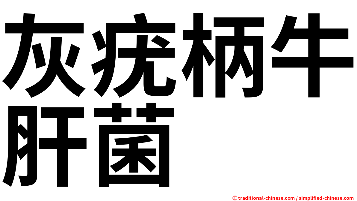 灰疣柄牛肝菌