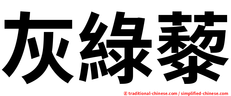 灰綠藜